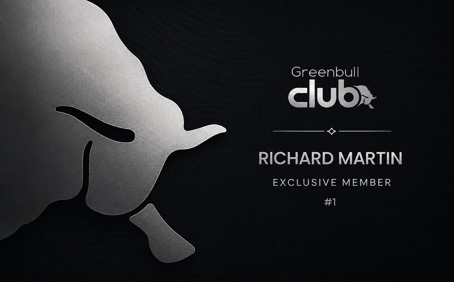 Greenbull Club membership card